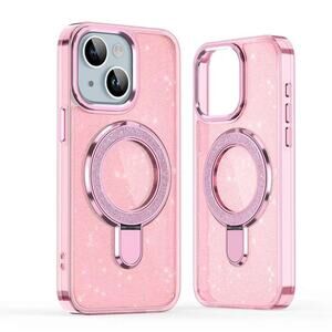 IPhone 16 Glitter Ring Holder MagSafe Phone Case